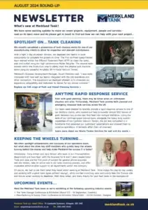 Merkland Tank Newsletter August 2024