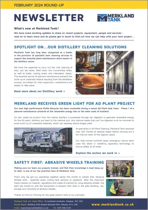 Merkland Tank Newsletter February 2024