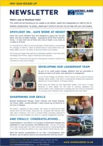 Merkland Tank Newsletter May 2024