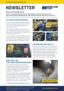Merkland Tank Newsletter October 2023