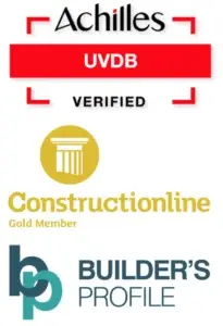 Merkland Tank accreditation updates 2025: top scores in the Achilles UVDB B2 Audit, plus retained Constructionline Gold and Builder's Profile membership.