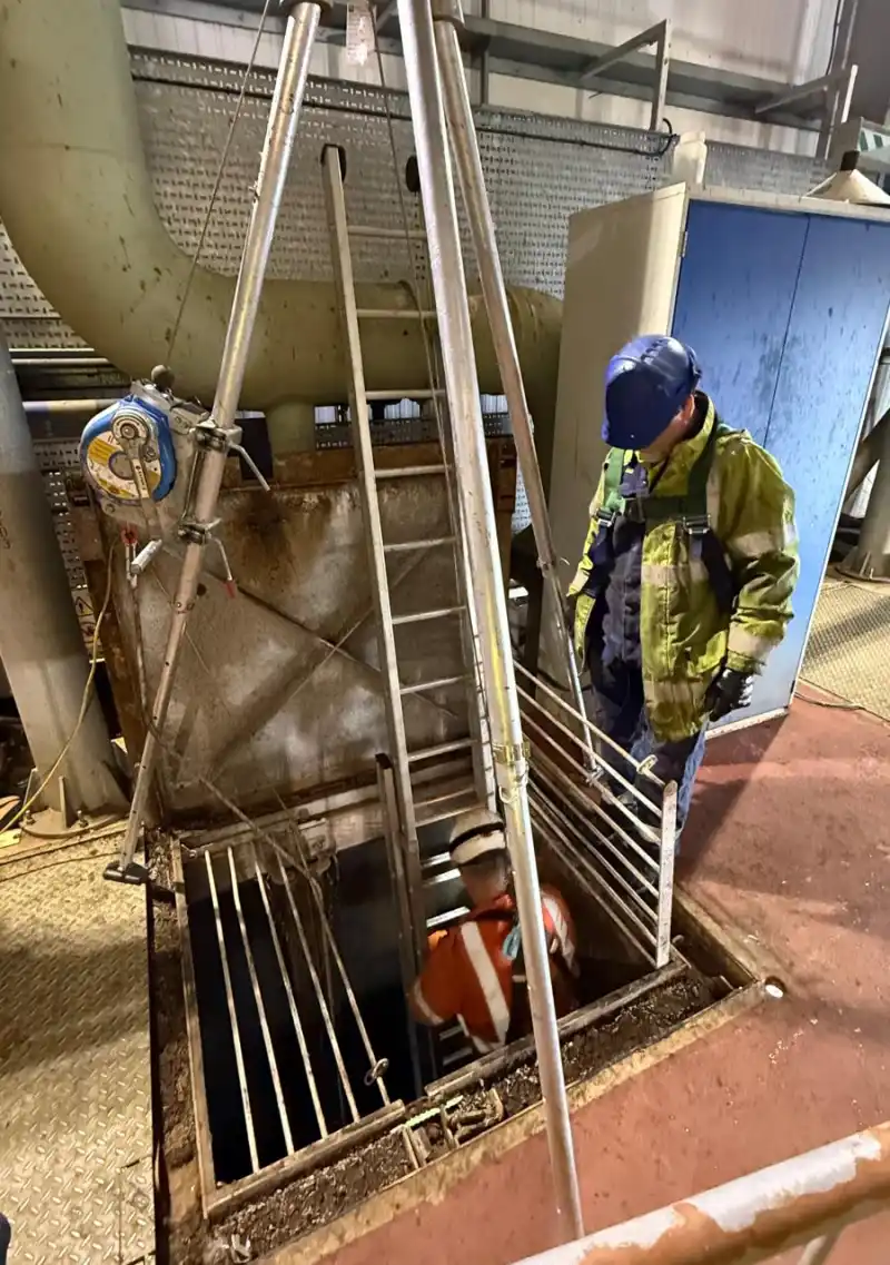 News 4 merkland tank confined space team