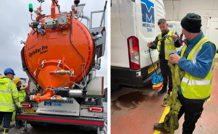merkland tank spill response and fleet training